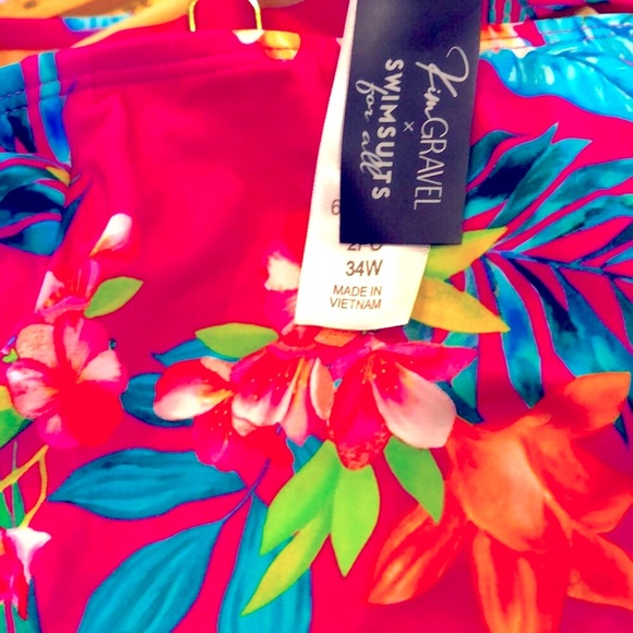 34W Kim Gravel Swimsuits for All Women’s Plus Swimsuit Bathing Suit Tankini - Picture 4 of 5